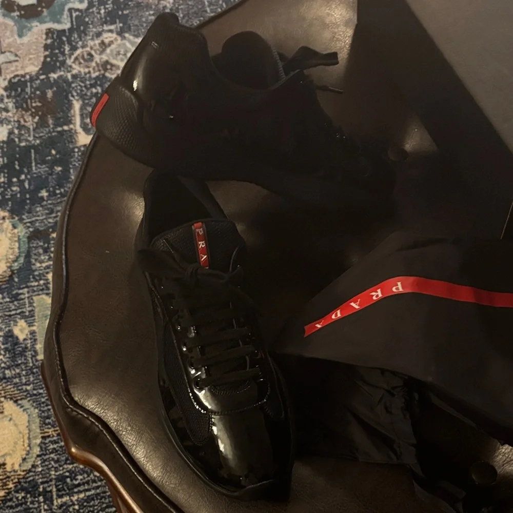 Prada Black and Red Sneakers Gently Used. Accepting All Offers! - Picture 11 of 15